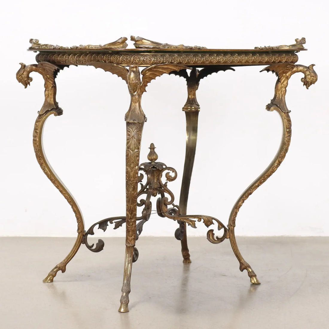Antique Middle Victorian Table Bronze Papier Maché England XIX Century - England Third Quarter of the XIX Century | Antiques | Side & Coffee Tables