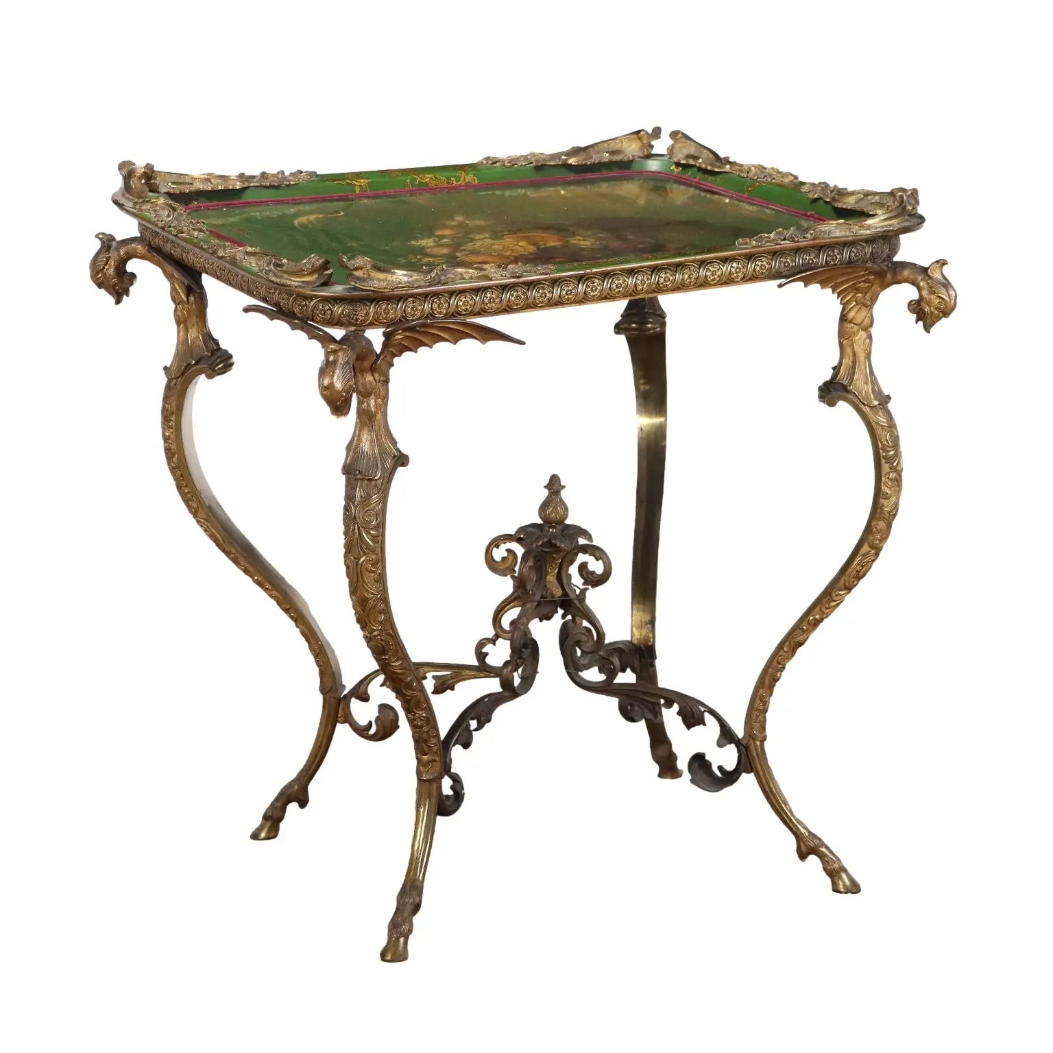 Antique Middle Victorian Table Bronze Papier Maché England XIX Century - England Third Quarter of the XIX Century | Antiques | Side & Coffee Tables