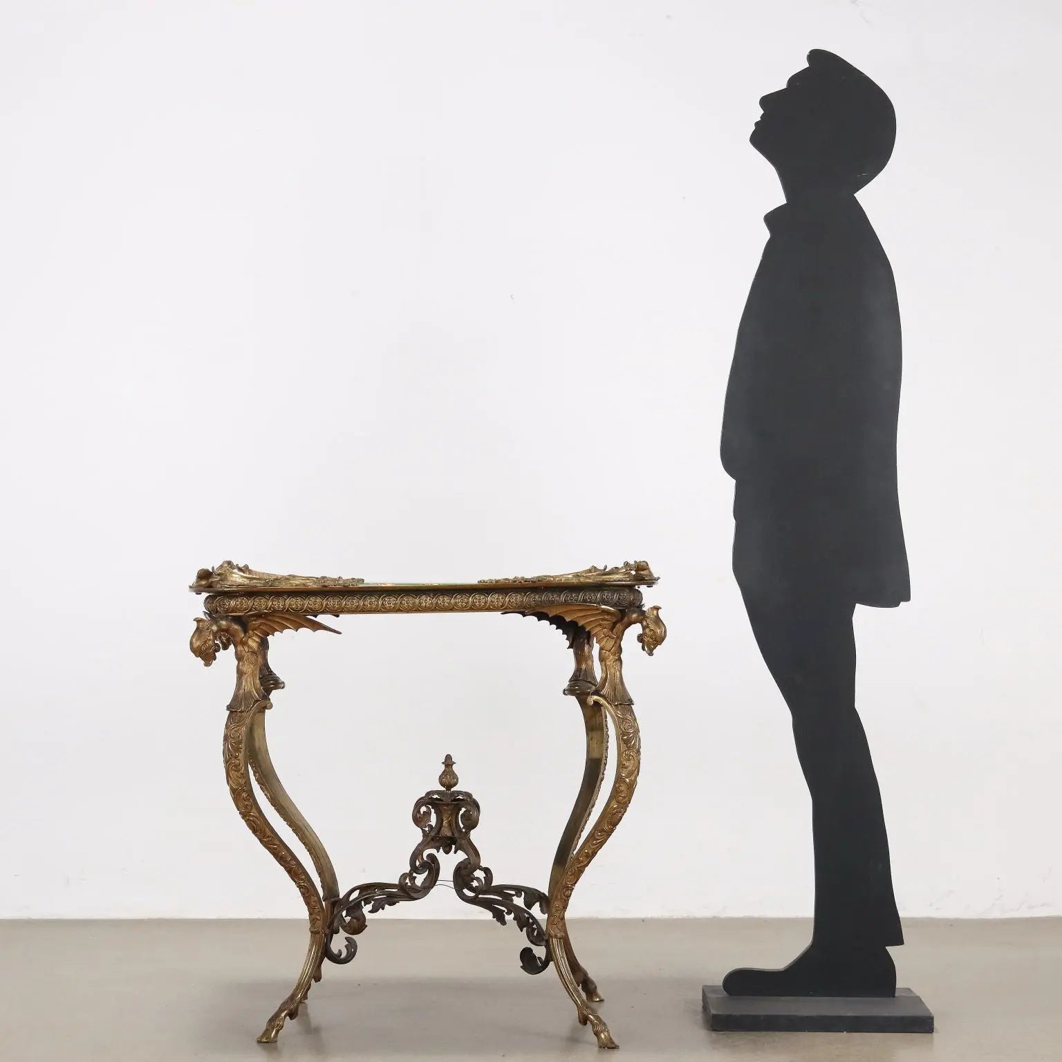 Antique Middle Victorian Table Bronze Papier Maché England XIX Century - England Third Quarter of the XIX Century | Antiques | Side & Coffee Tables