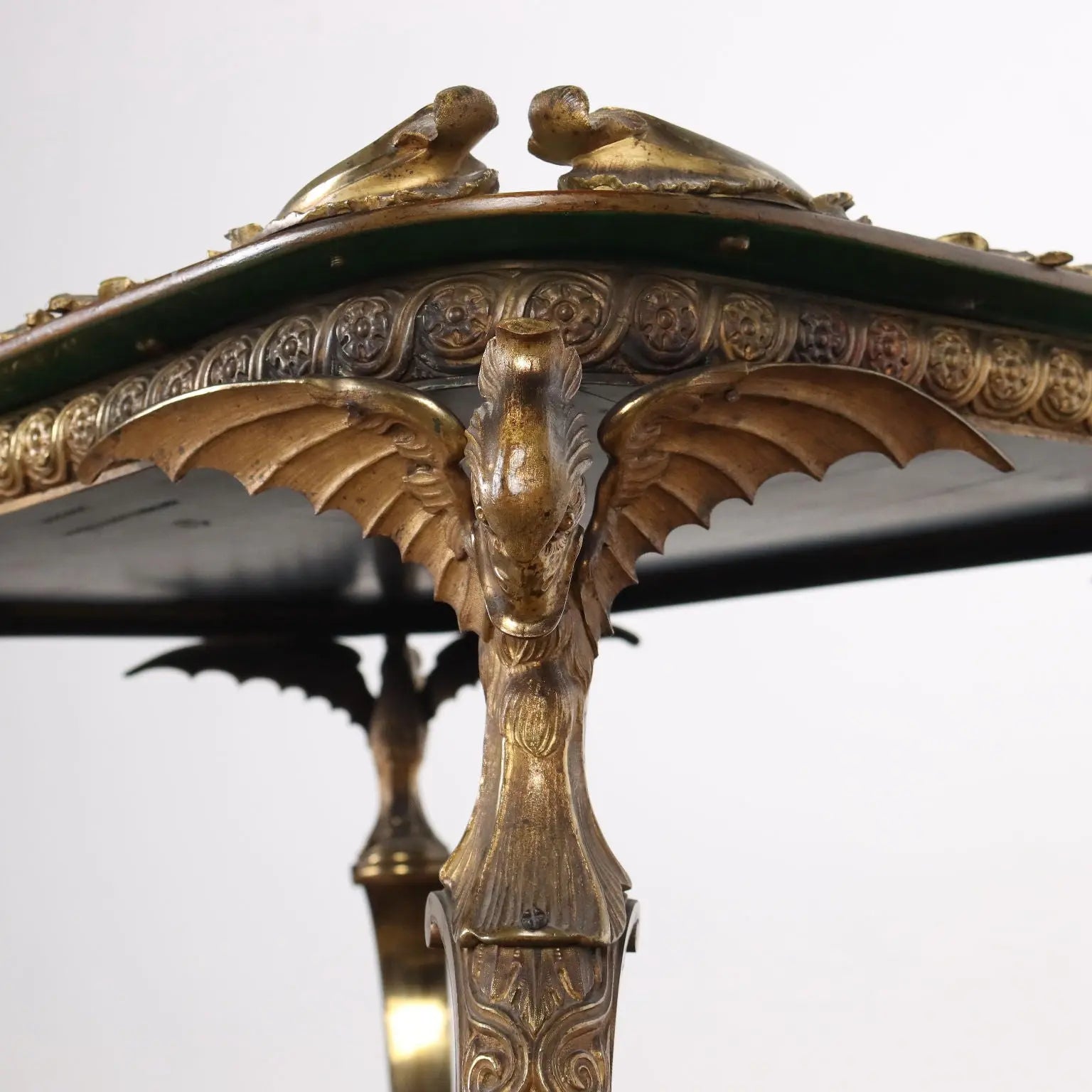 Antique Middle Victorian Table Bronze Papier Maché England XIX Century - England Third Quarter of the XIX Century | Antiques | Side & Coffee Tables