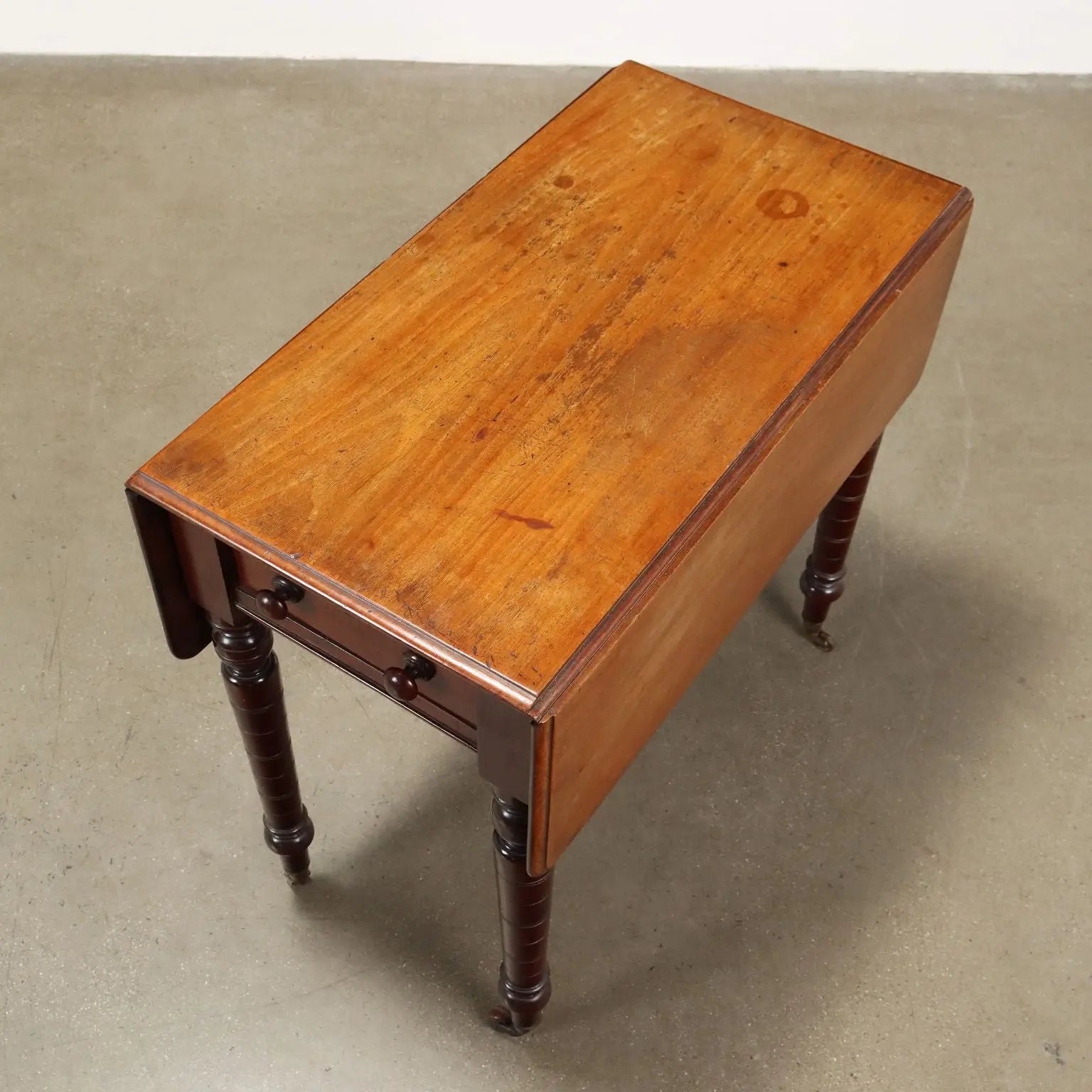 Antique Coffee Table Mahogany Drawers Decorations XIX Century - Northern France, Mid XIX Century | Antiques | Side & Coffee Tables