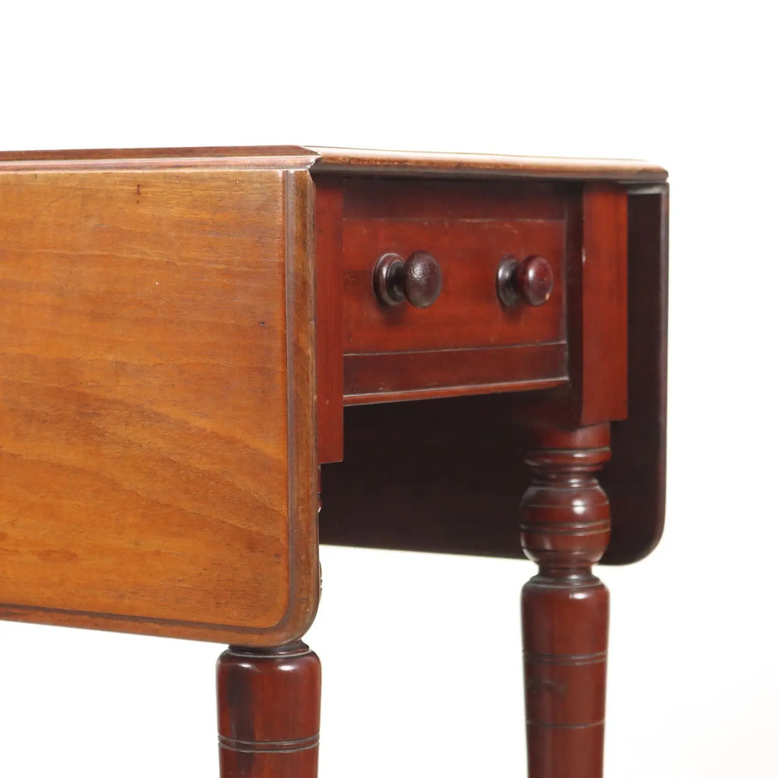 Antique Coffee Table Mahogany Drawers Decorations XIX Century - Northern France, Mid XIX Century | Antiques | Side & Coffee Tables