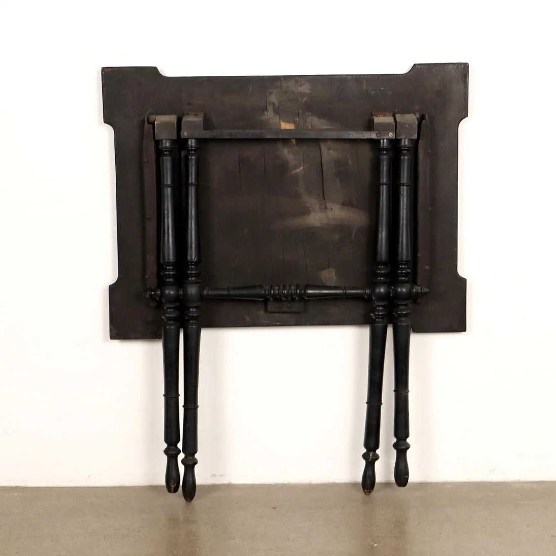 Antique Side Table Ebonized Wood Inlays Italy XIX Century - Italy, Late XIX Century | Antiques | Side & Coffee Tables
