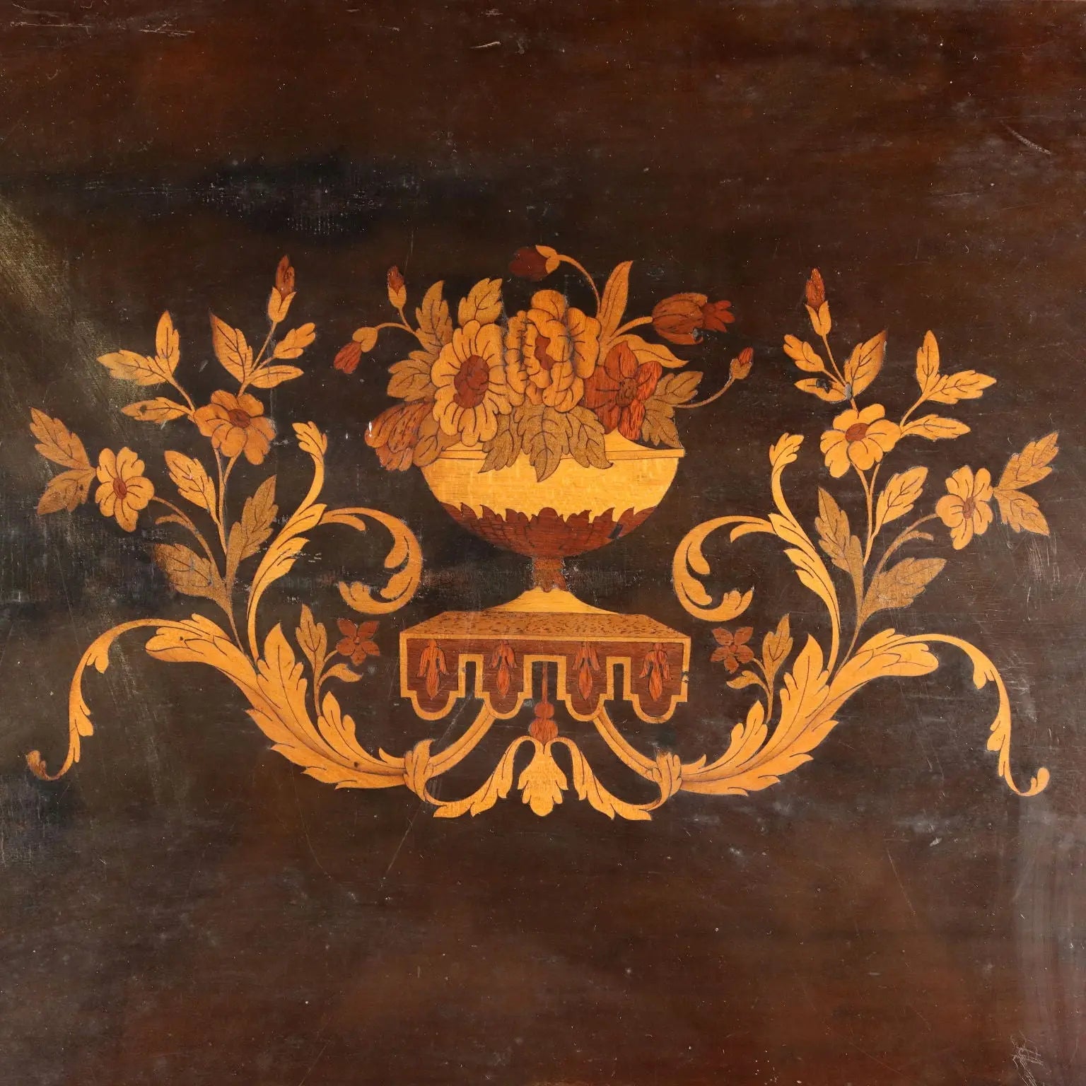 Antique Side Table Ebonized Wood Inlays Italy XIX Century - Italy, Late XIX Century | Antiques | Side & Coffee Tables