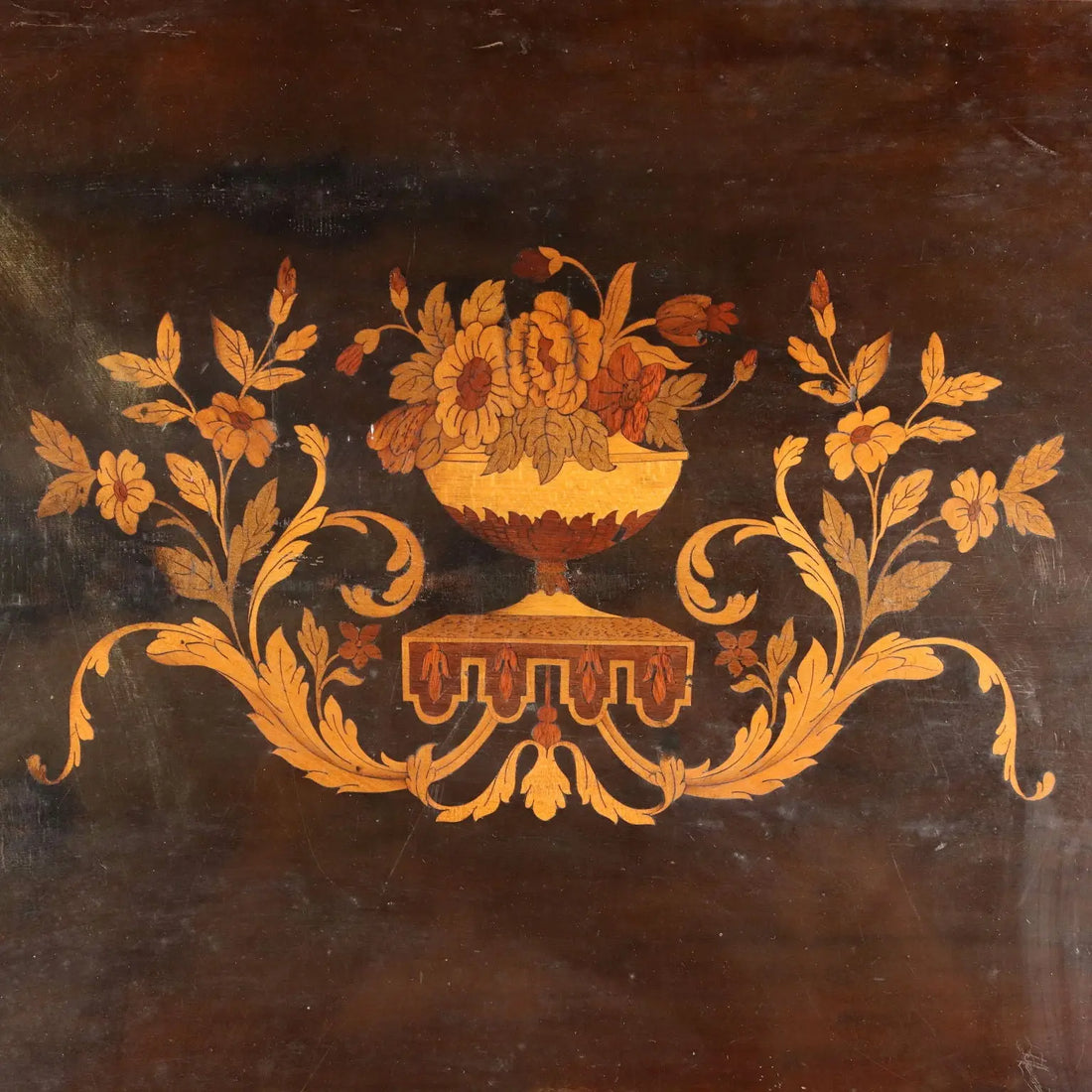 Antique Side Table Ebonized Wood Inlays Italy XIX Century - Italy, Late XIX Century | Antiques | Side & Coffee Tables