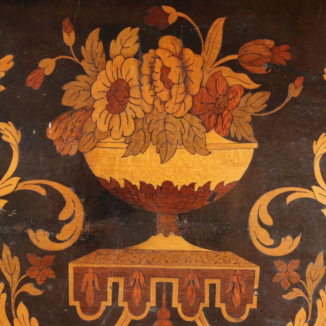 Antique Side Table Ebonized Wood Inlays Italy XIX Century - Italy, Late XIX Century | Antiques | Side & Coffee Tables