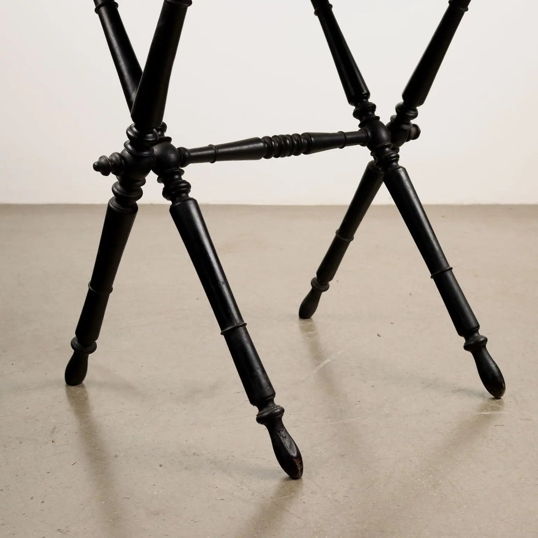 Antique Side Table Ebonized Wood Inlays Italy XIX Century - Italy, Late XIX Century | Antiques | Side & Coffee Tables