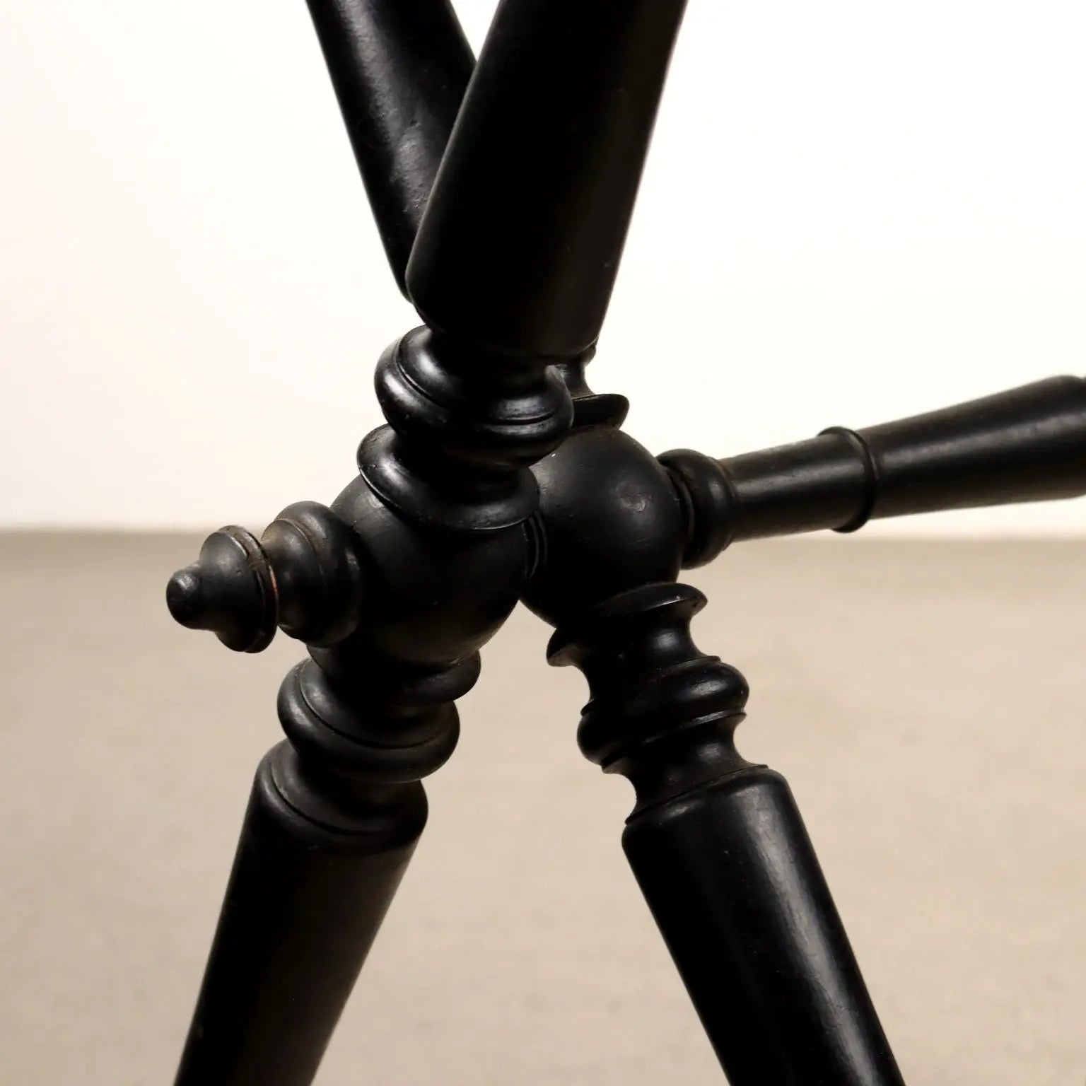 Antique Side Table Ebonized Wood Inlays Italy XIX Century - Italy, Late XIX Century | Antiques | Side & Coffee Tables