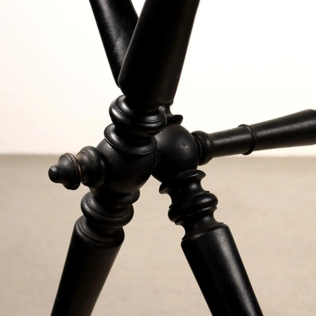 Antique Side Table Ebonized Wood Inlays Italy XIX Century - Italy, Late XIX Century | Antiques | Side & Coffee Tables