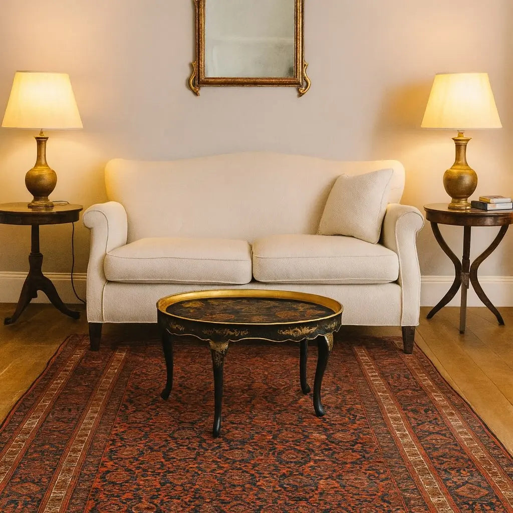 Antique Coffee Table Lacquered Painted Wood Italy XX Century - Italy, Early XX Century | Antiques  Side & Coffee Tables