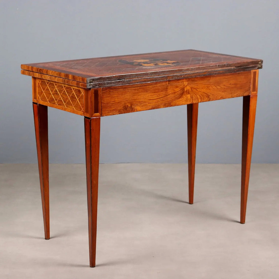 Antique Game Table Various Wood Essences Italy XVIII Century - Italy, Late XVIII Century | Antiques | Side & Coffee Tables