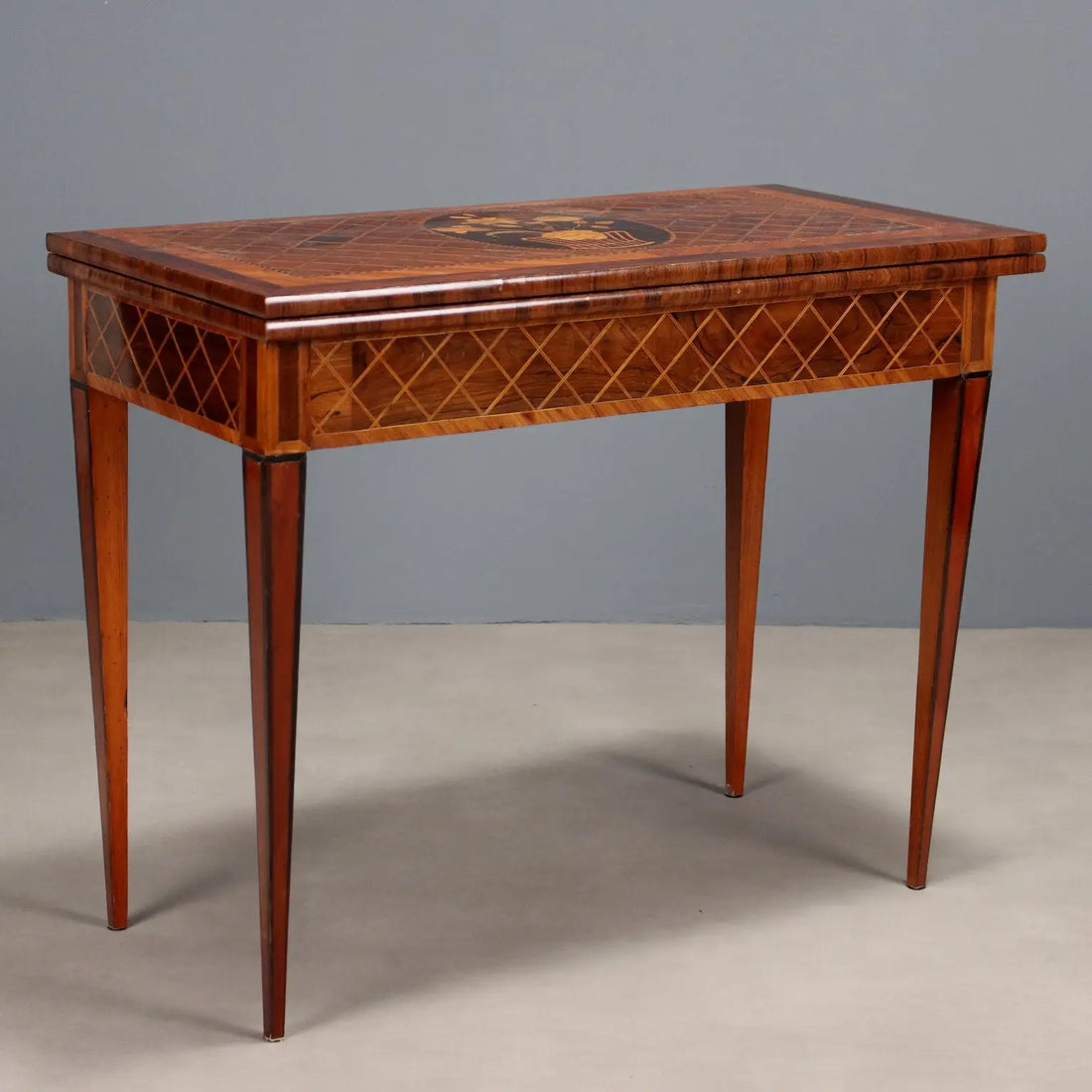 Antique Game Table Various Wood Essences Italy XVIII Century - Italy, Late XVIII Century | Antiques | Side & Coffee Tables