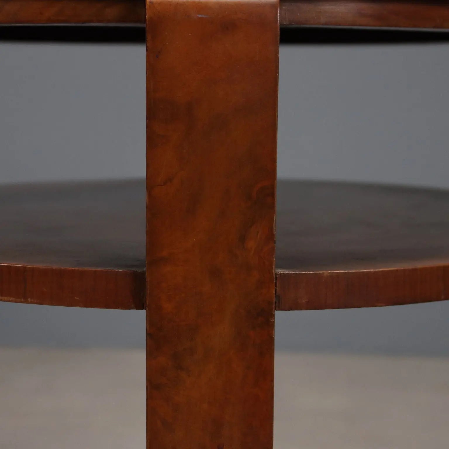 Antique Art Deco Table Walnut Top with Glass Italy XX Century - Italy, Early XIX Century | Antiques | Side & Coffee Tables