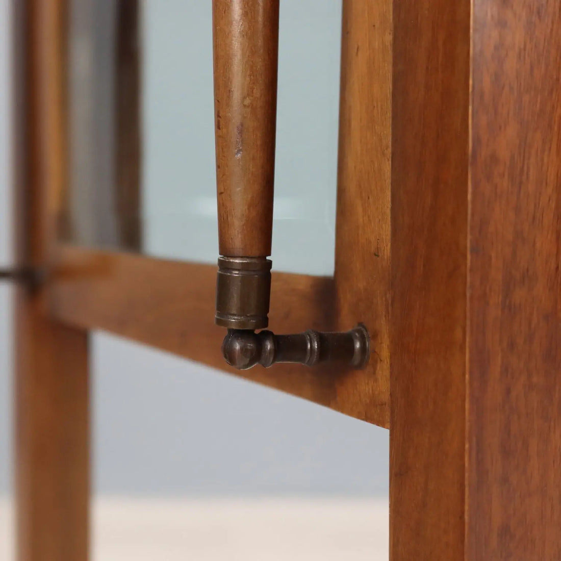 Antique Table with Case Mahogany Glass Bronze Italy XIX Century - Italy, Late XIX Century | Antiques | Side & Coffee Tables
