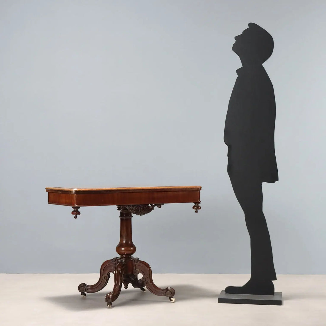 Antique Game Table Louis Philippe Carved Mahogany XIX Century - France, XIX Century | Antiques | Side & Coffee Tables