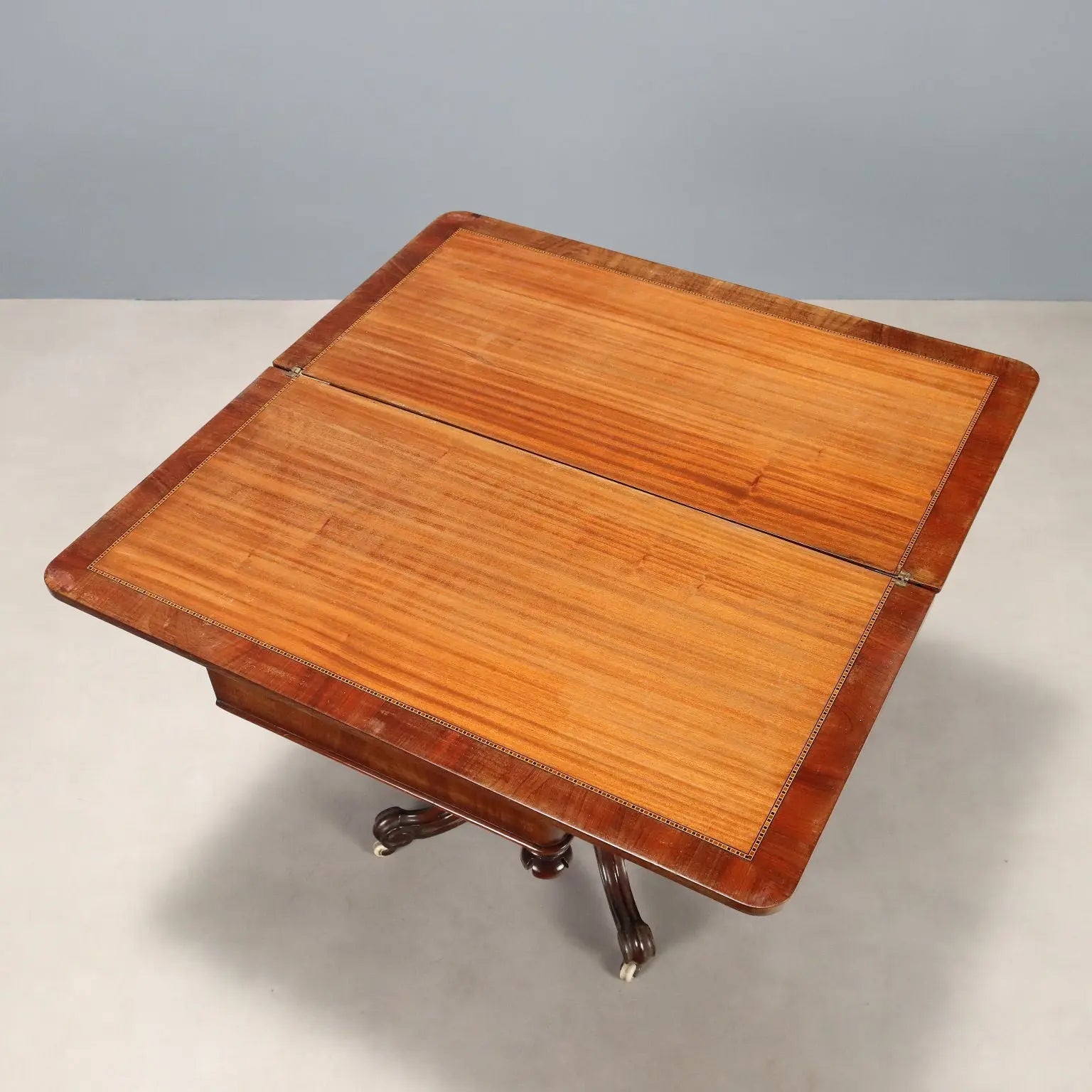 Antique Game Table Louis Philippe Carved Mahogany XIX Century - France, XIX Century | Antiques | Side & Coffee Tables