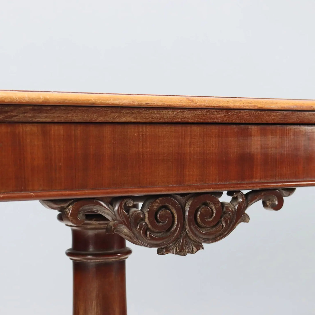 Antique Game Table Louis Philippe Carved Mahogany XIX Century - France, XIX Century | Antiques | Side & Coffee Tables