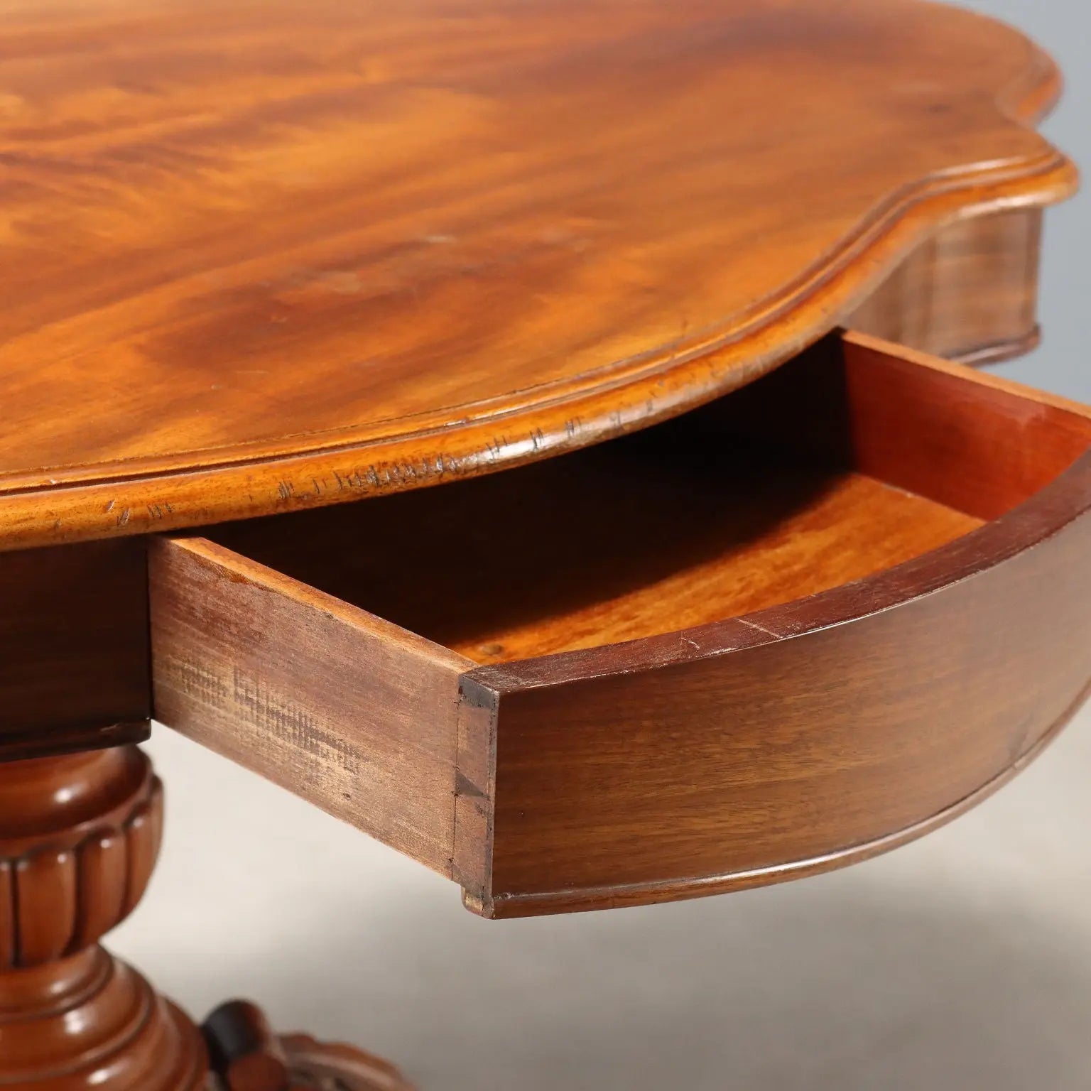 Antique Coffee Table Mahogany Italy Mid XIX Century - Italy, Mid XIX Century | Antiques | Side & Coffee Tables