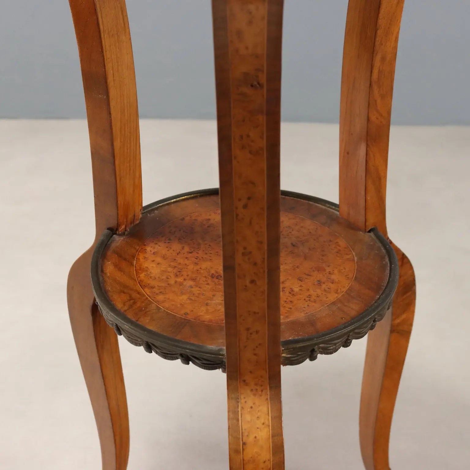 Antique Coffee Table Walnut Painted Ceramic XX Century - France, XX Century | Antiques | Side & Coffee Tables