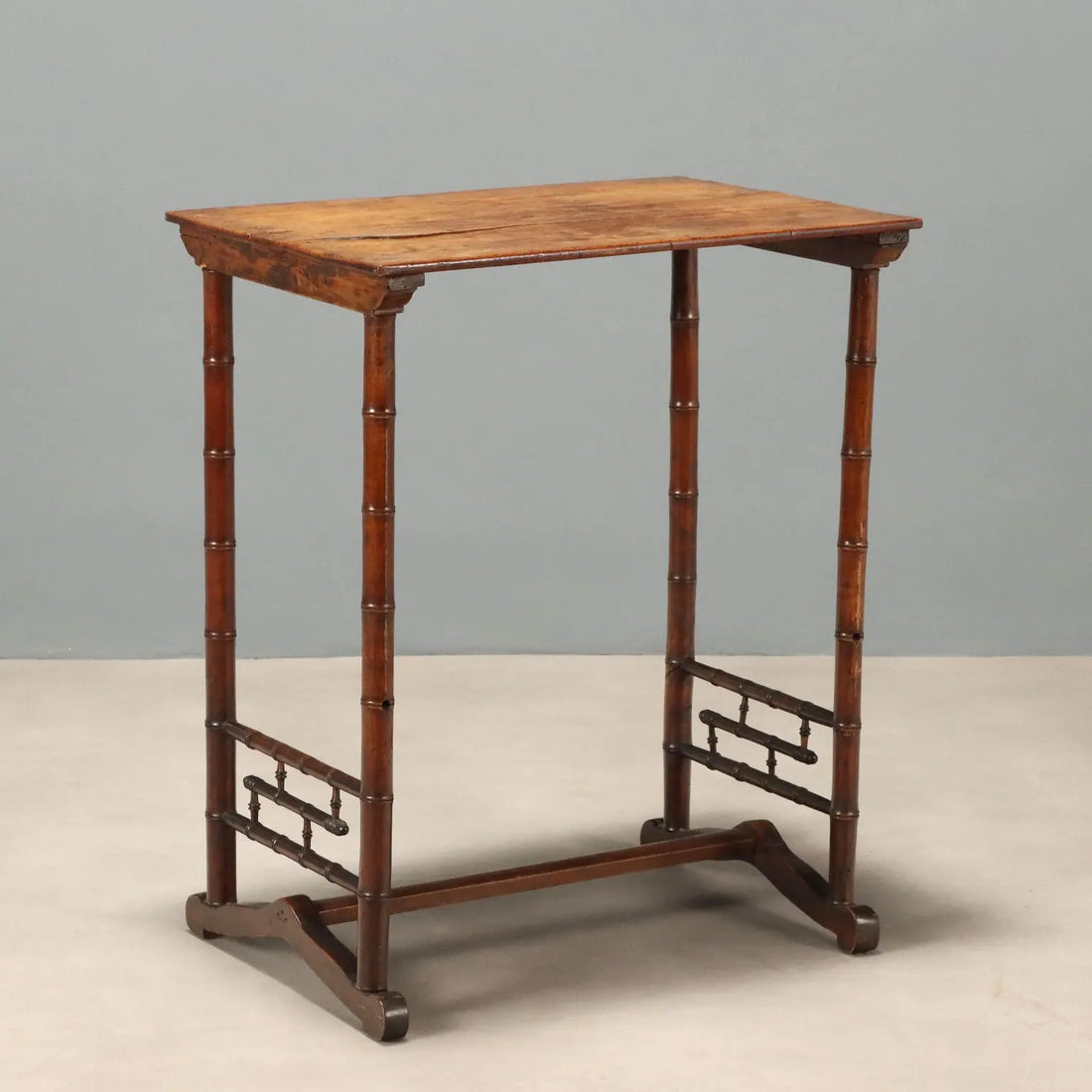 Antique Coffee Table Maple Fake Bamboo Italy XIX Century - Italy, Late XIX Century | Antiques | Side & Coffee Tables