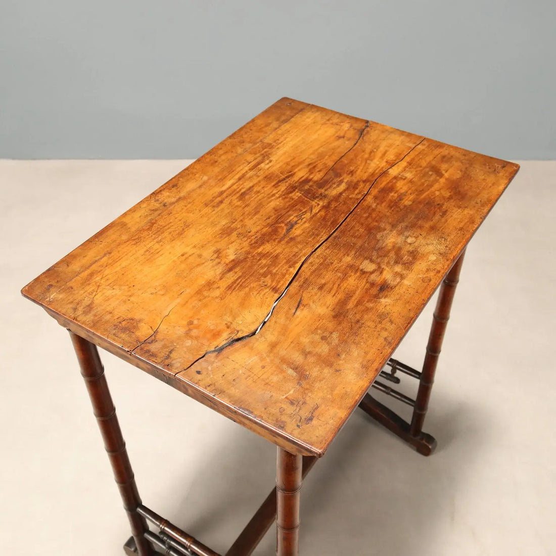 Antique Coffee Table Maple Fake Bamboo Italy XIX Century - Italy, Late XIX Century | Antiques | Side & Coffee Tables