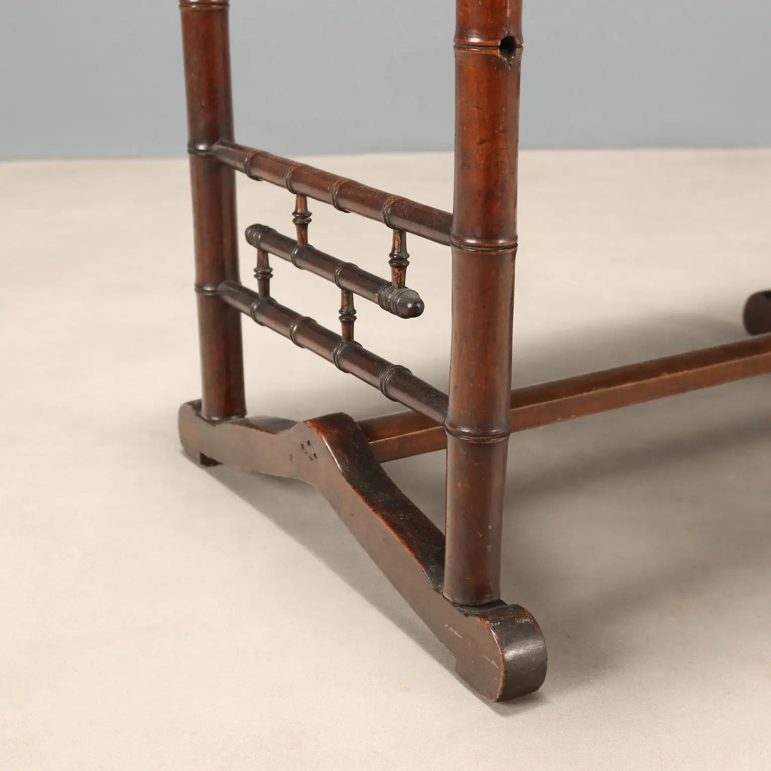 Antique Coffee Table Maple Fake Bamboo Italy XIX Century - Italy, Late XIX Century | Antiques | Side & Coffee Tables