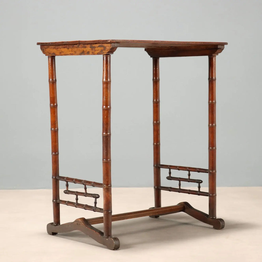 Antique Coffee Table Maple Fake Bamboo Italy XIX Century - Italy, Late XIX Century | Antiques | Side & Coffee Tables