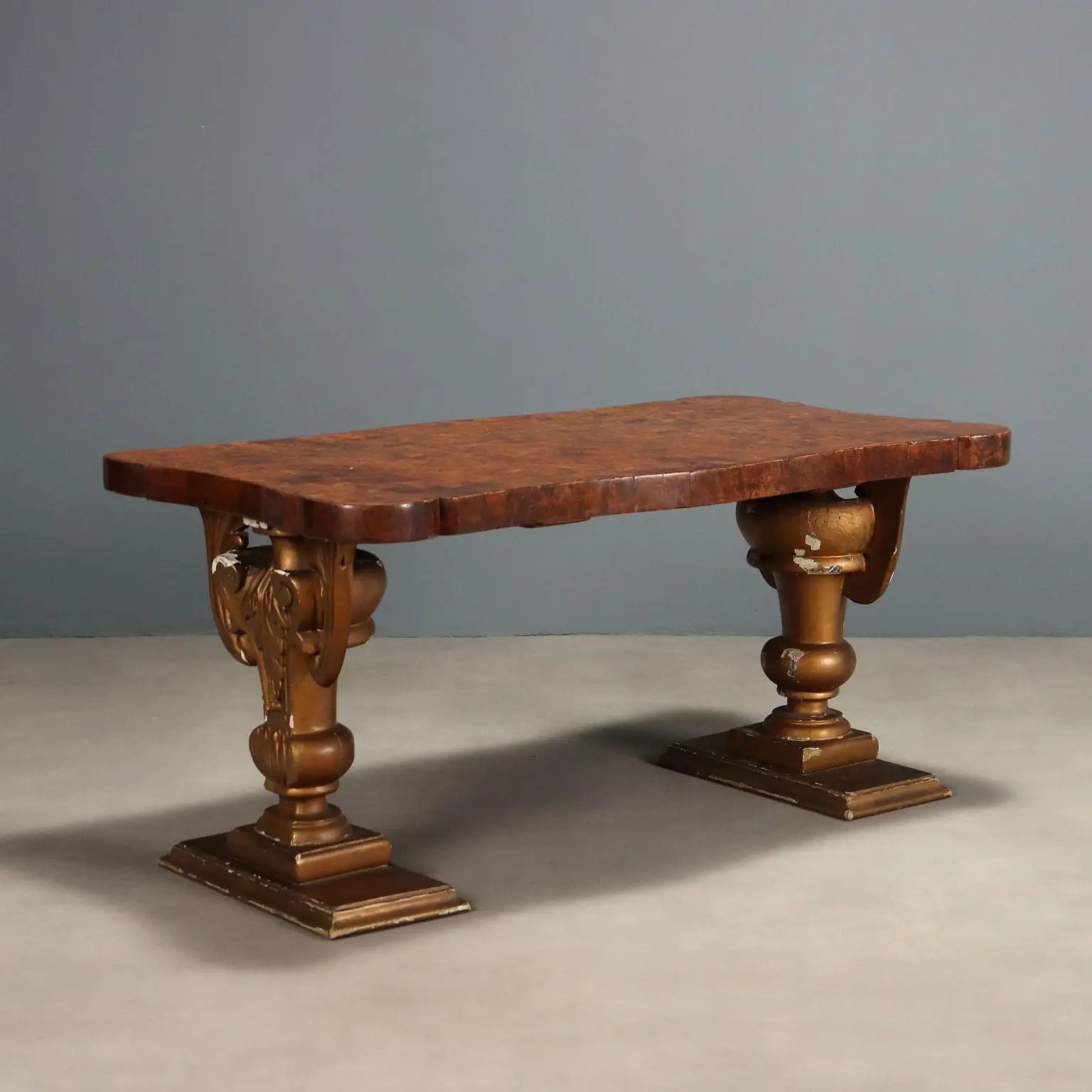 Carved Wood Coffee Table - Italy, 20th Century