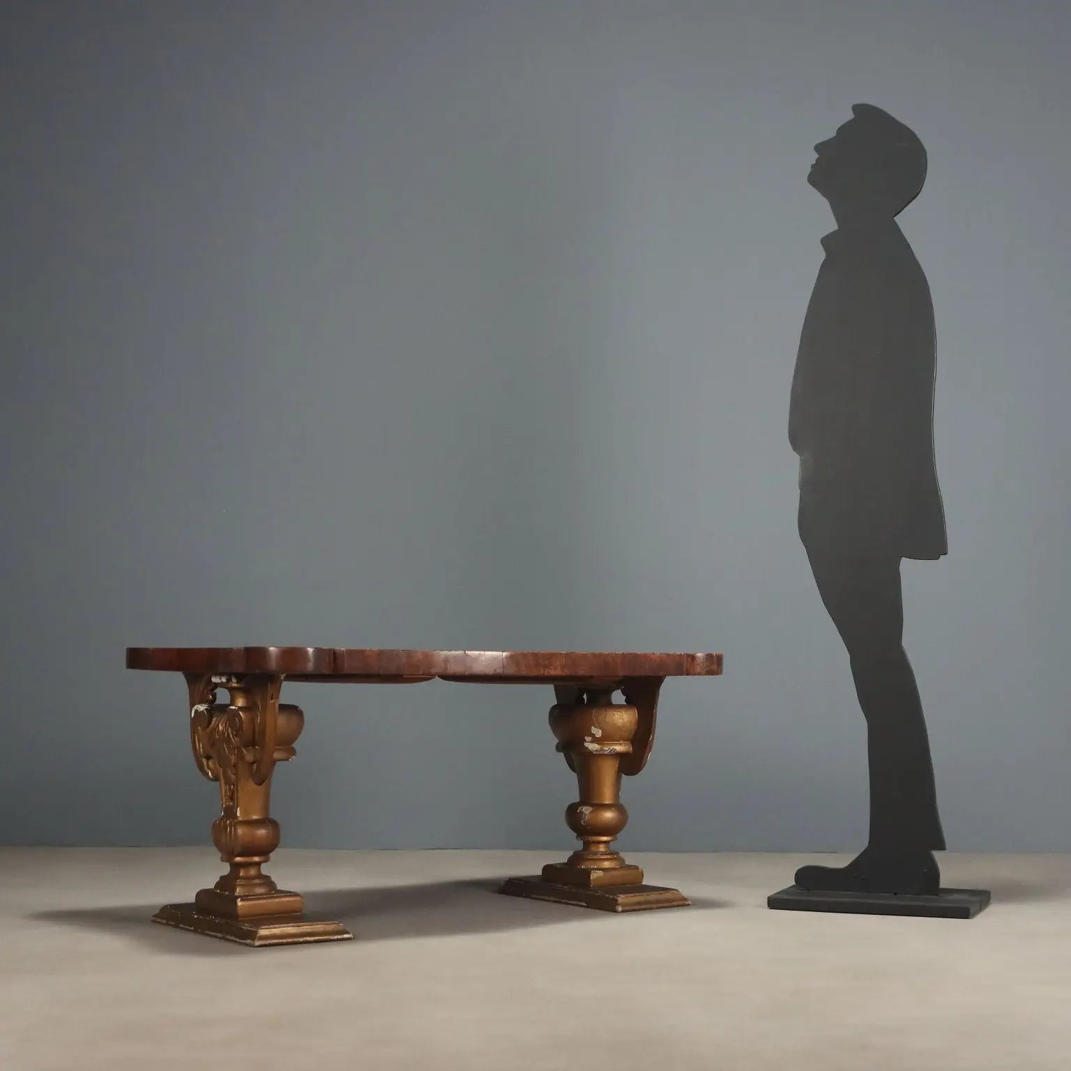 Carved Wood Coffee Table - Italy, 20th Century