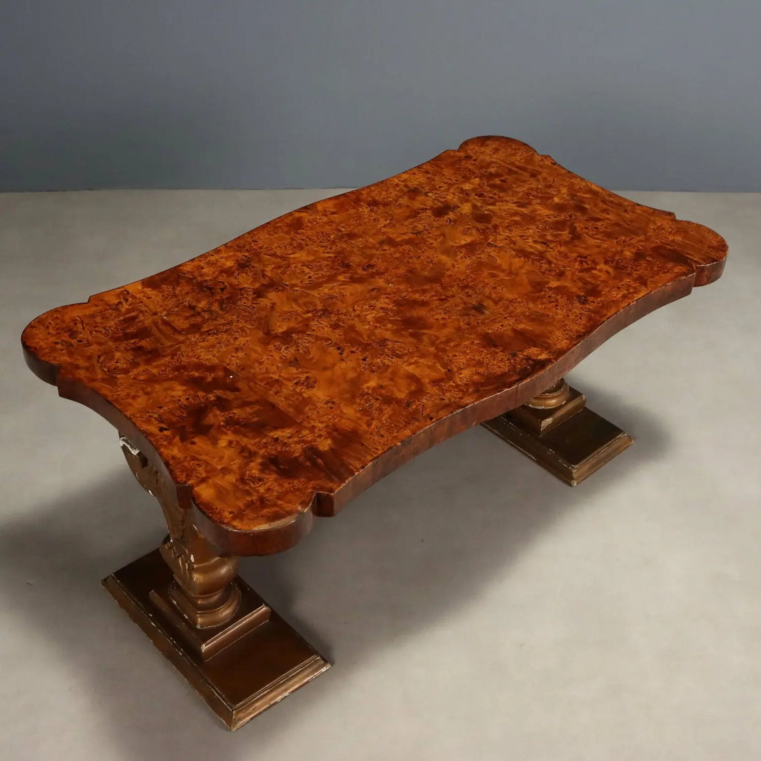 Carved Wood Coffee Table - Italy, 20th Century