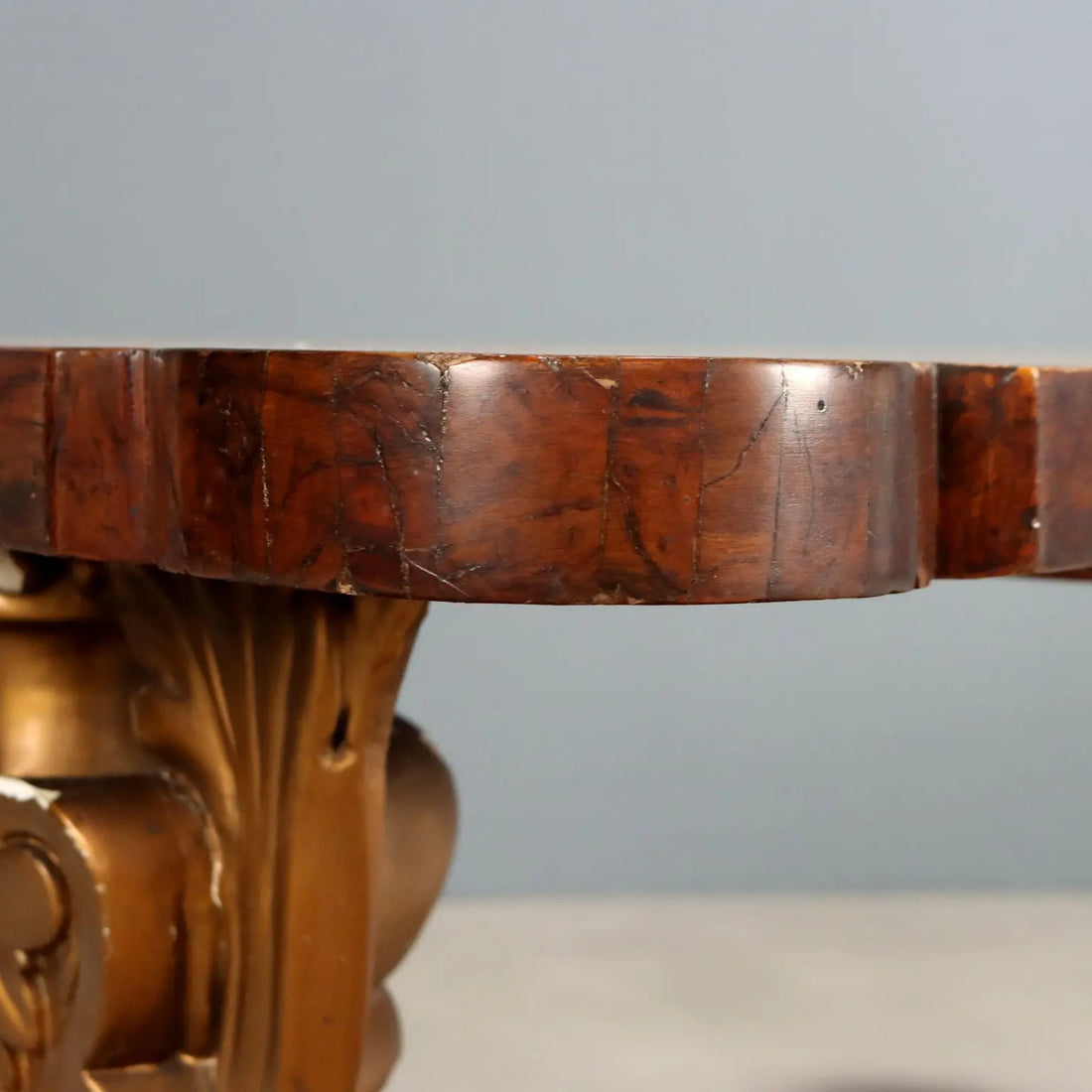 Carved Wood Coffee Table - Italy, 20th Century