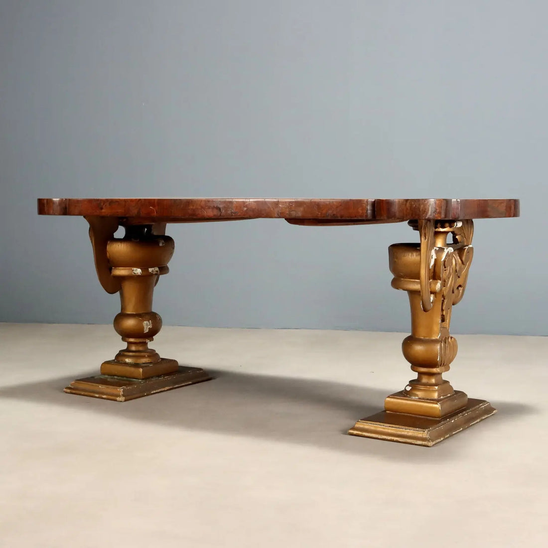 Carved Wood Coffee Table - Italy, 20th Century