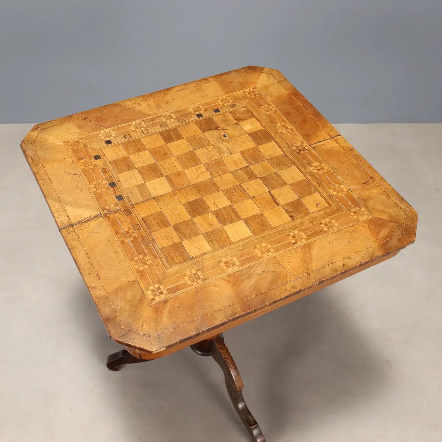 Small Antique Table Mahogany with Inlays Italy XIX Century - Italy, Mid XIX Century | Antiques | Side & Coffee Tables