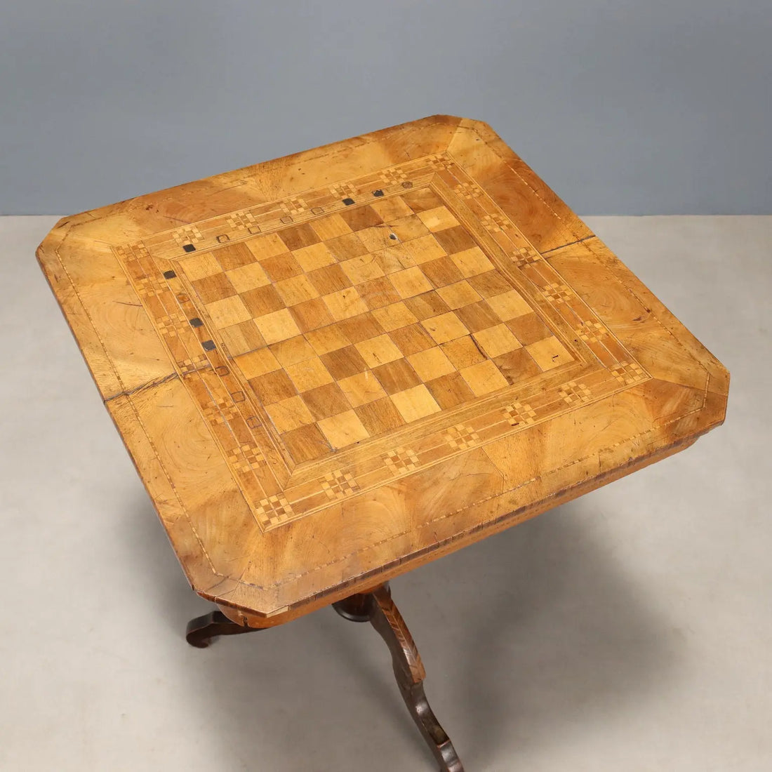 Small Antique Table Mahogany with Inlays Italy XIX Century - Italy, Mid XIX Century | Antiques | Side & Coffee Tables