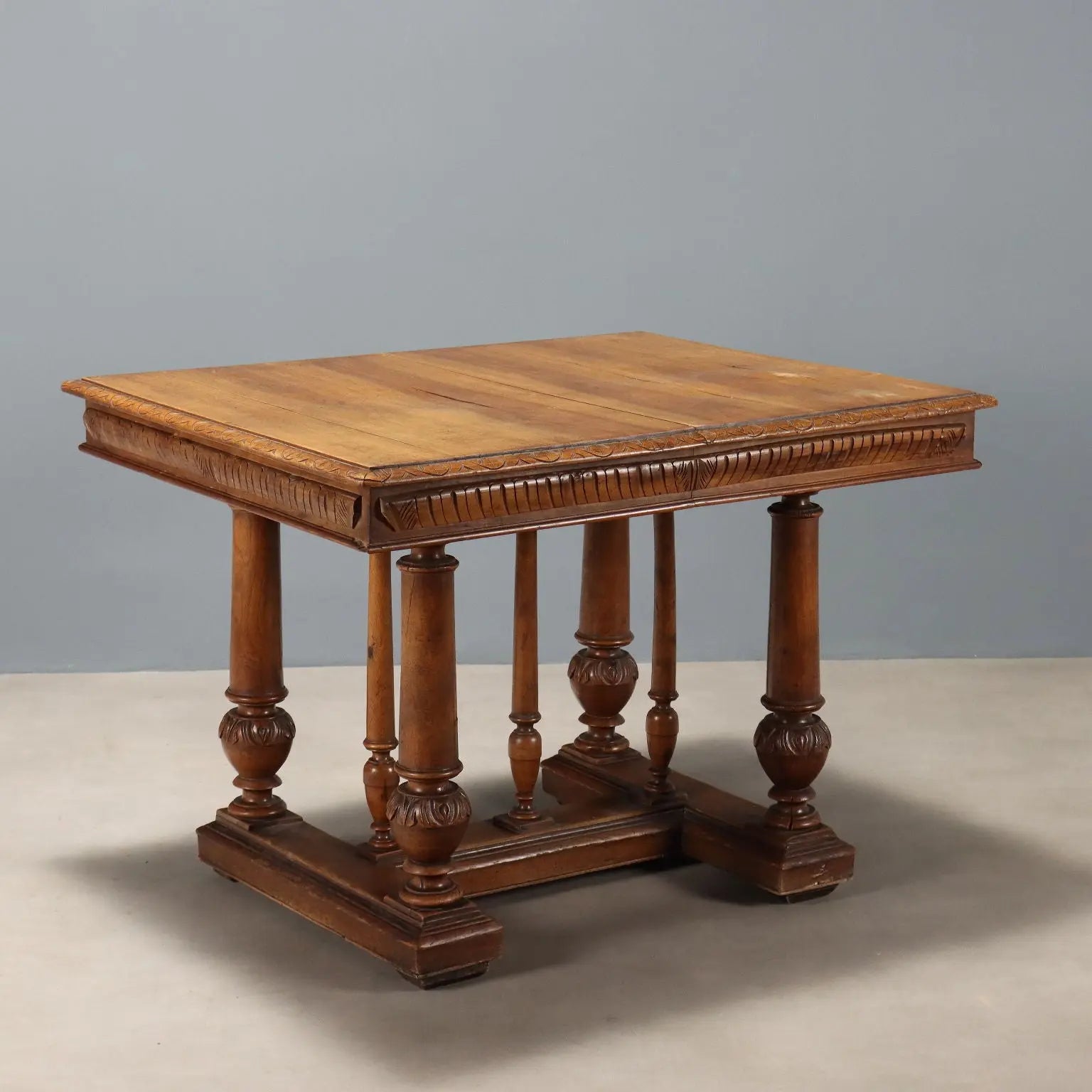 Walnut Table - Italy Late 19th Century