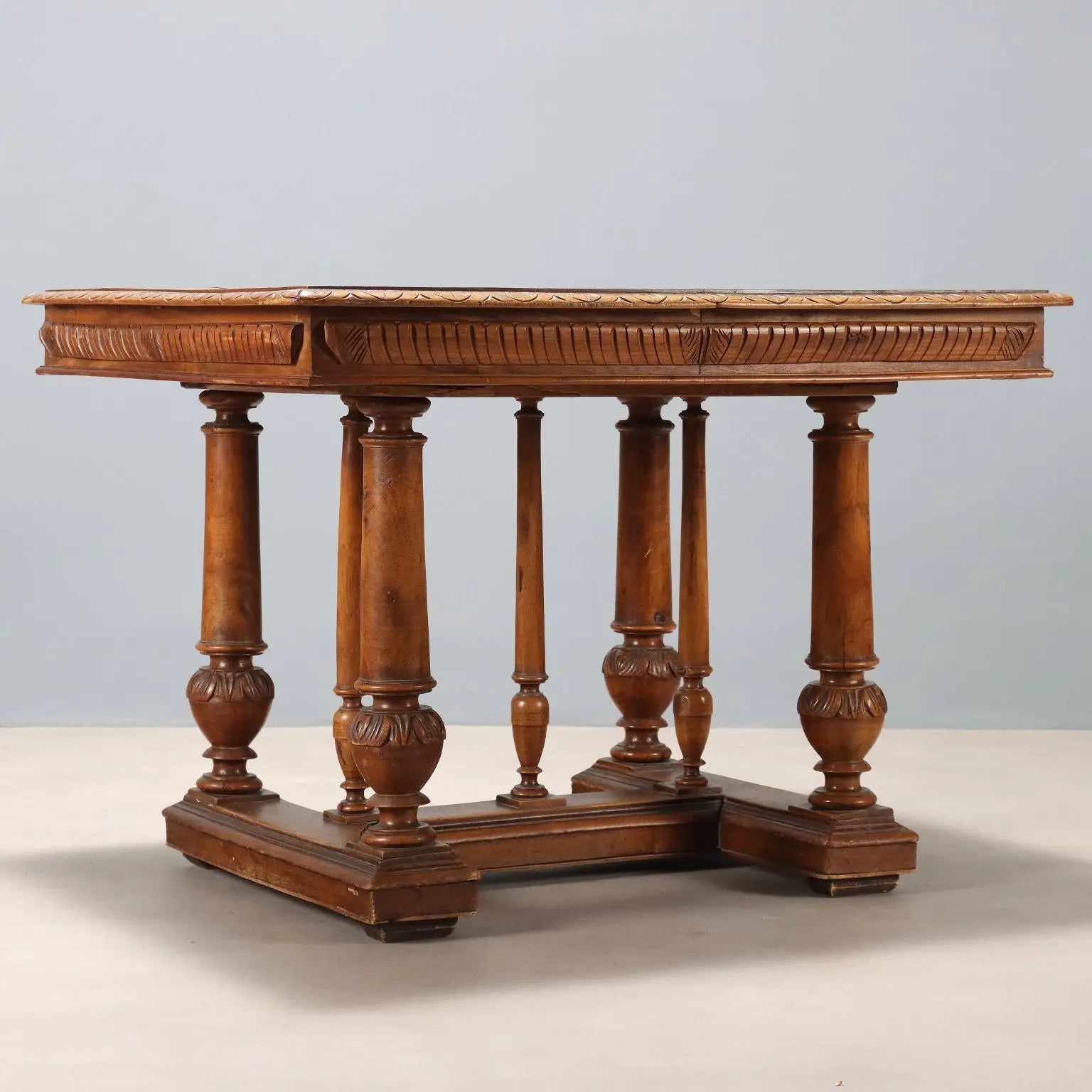 Walnut Table - Italy Late 19th Century