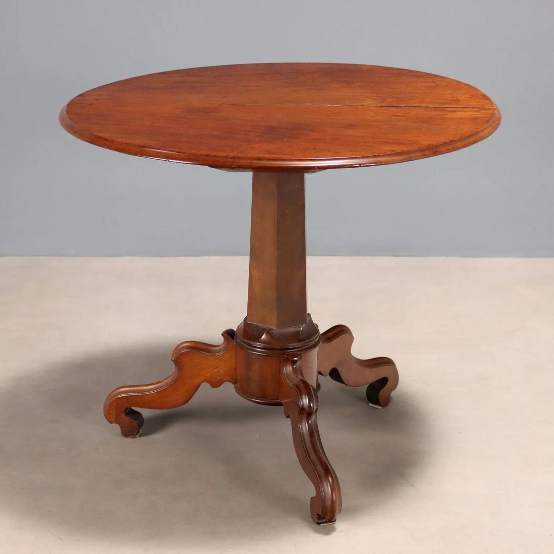 Antique Small Table Louis Philippe Mahogany Italy XIX Century - Italy, Mid XIX Century | Antiques | Side & Coffee Tables