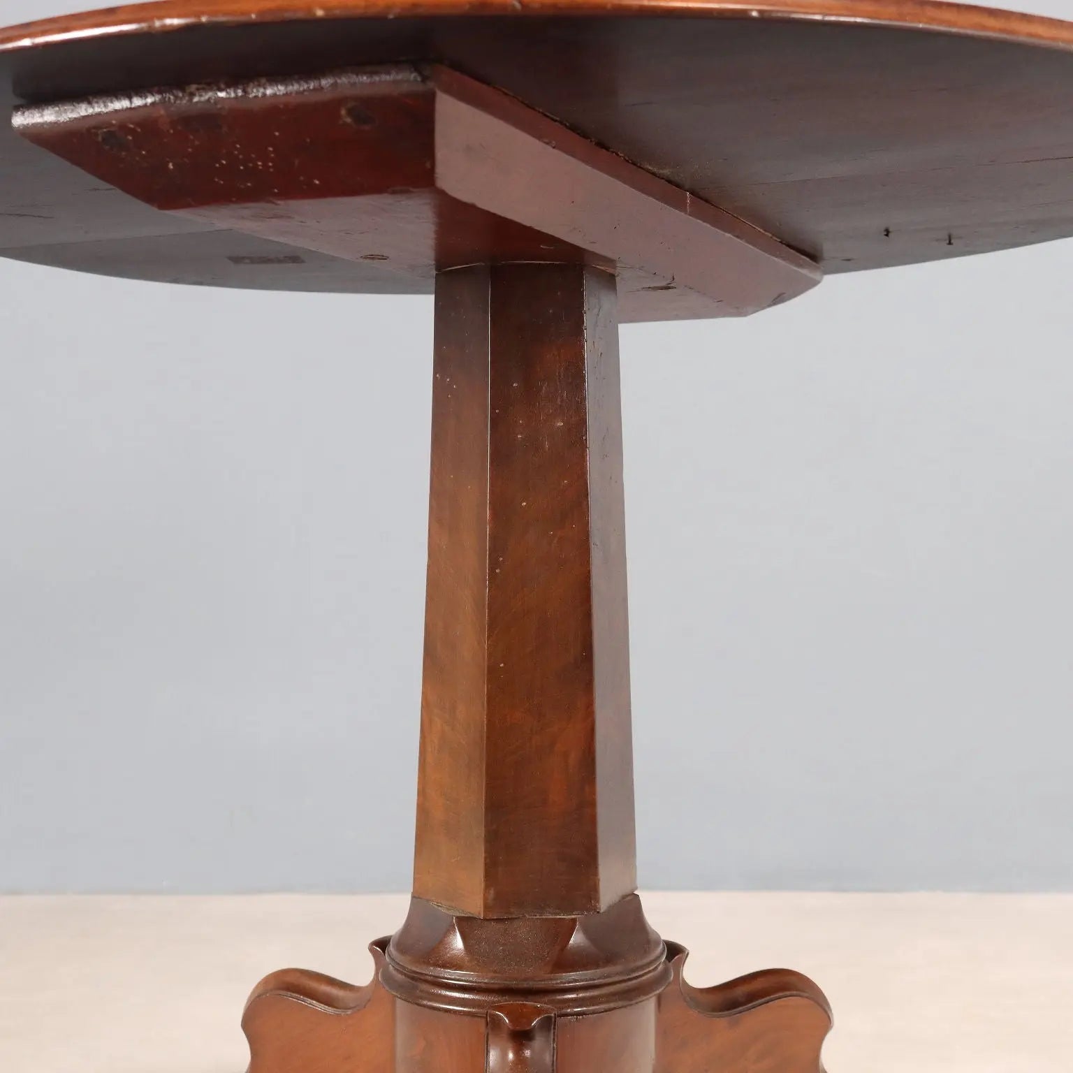 Antique Small Table Louis Philippe Mahogany Italy XIX Century - Italy, Mid XIX Century | Antiques | Side & Coffee Tables