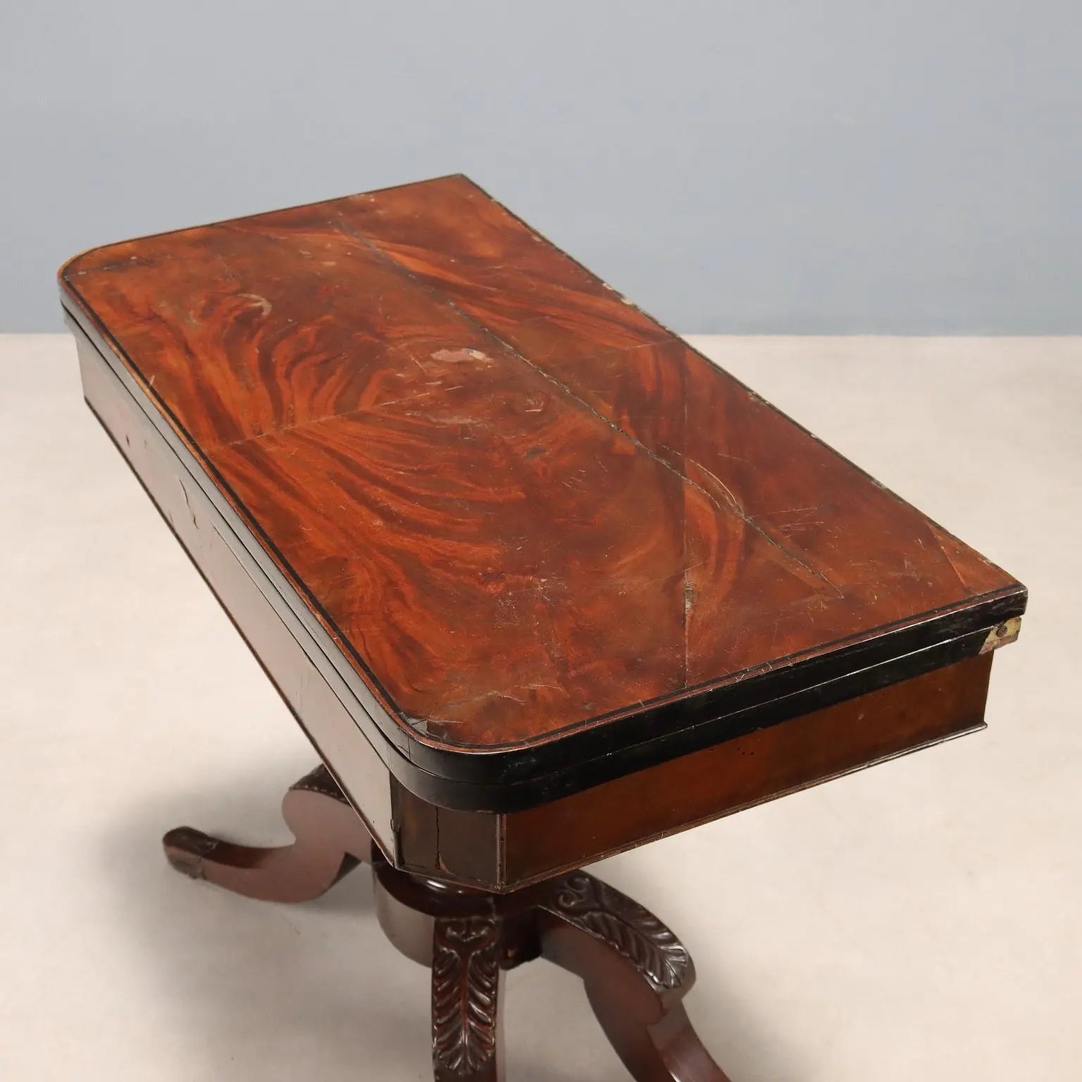 Antique Game Table Mahogany England Mid XIX Century - England, Mid XIX Century | Antiques | Side & Coffee Tables