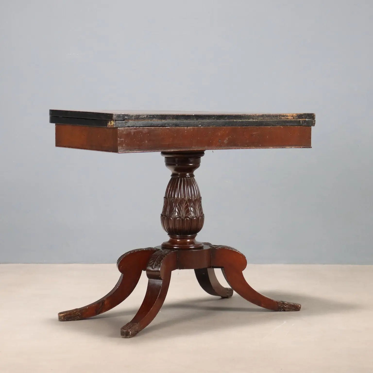 Antique Game Table Mahogany England Mid XIX Century - England, Mid XIX Century | Antiques | Side & Coffee Tables