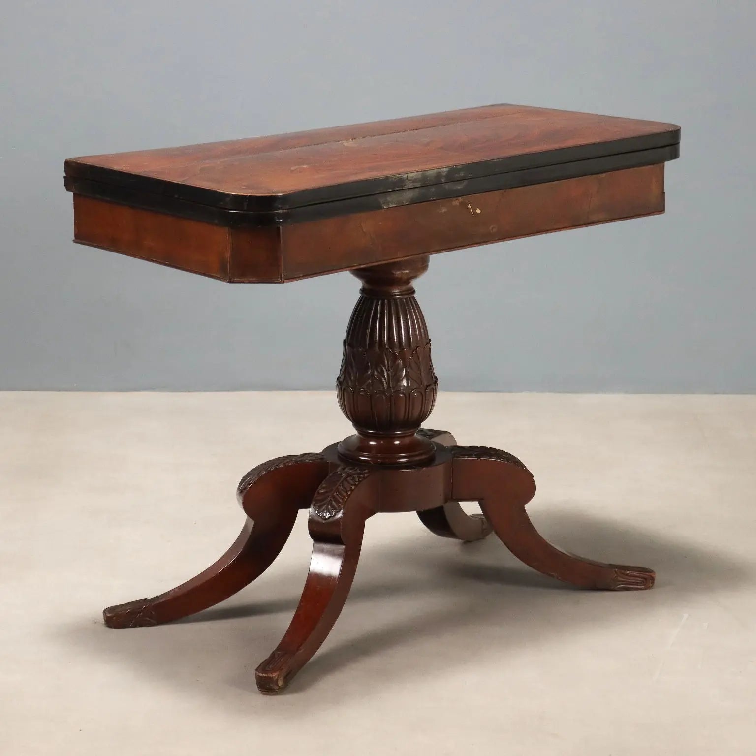 Antique Game Table Mahogany England Mid XIX Century - England, Mid XIX Century | Antiques | Side & Coffee Tables