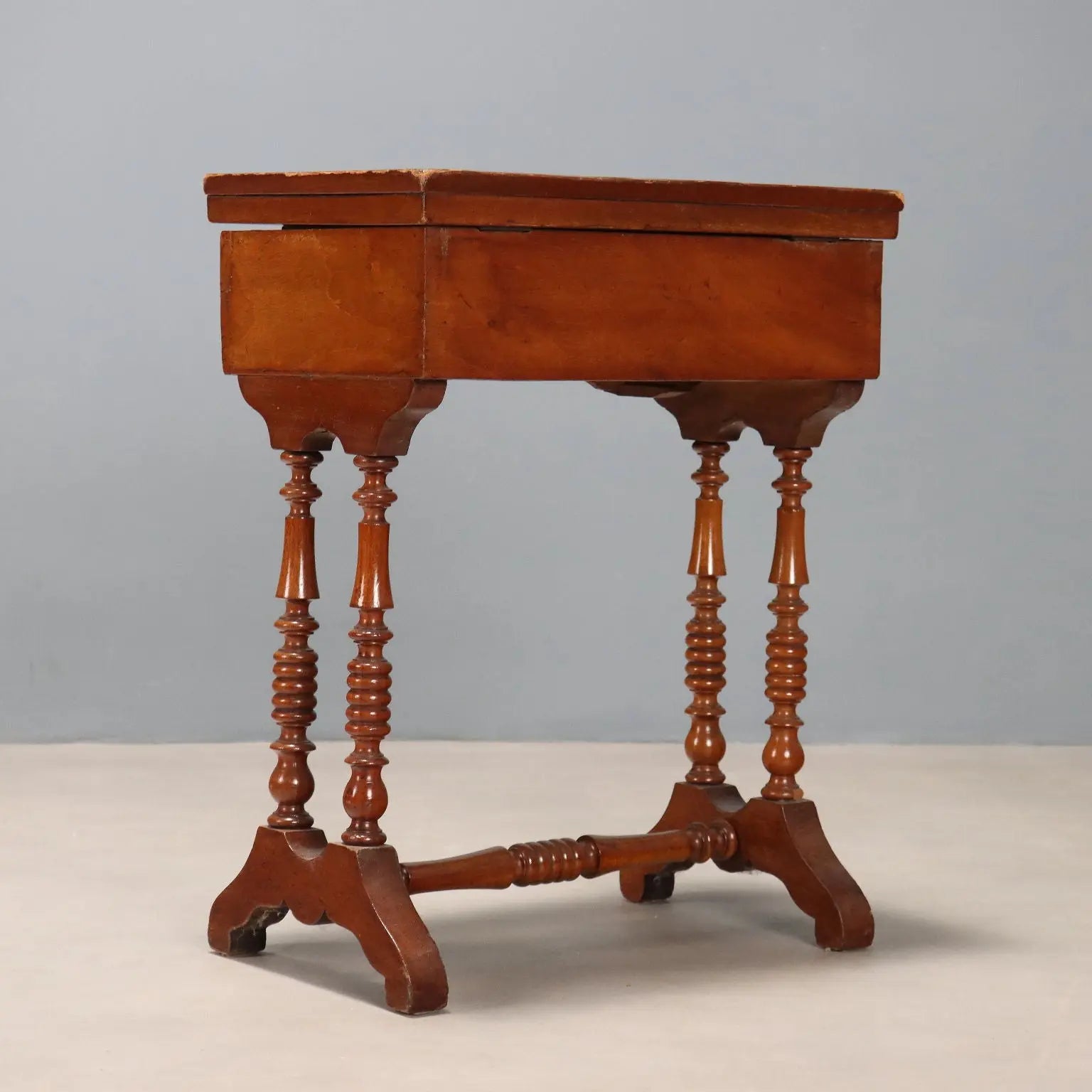 Antique Sewing Table Mahogany Drawer Italy XIX Century - Italy, Late XIX Century | Antiques | Side & Coffee Tables