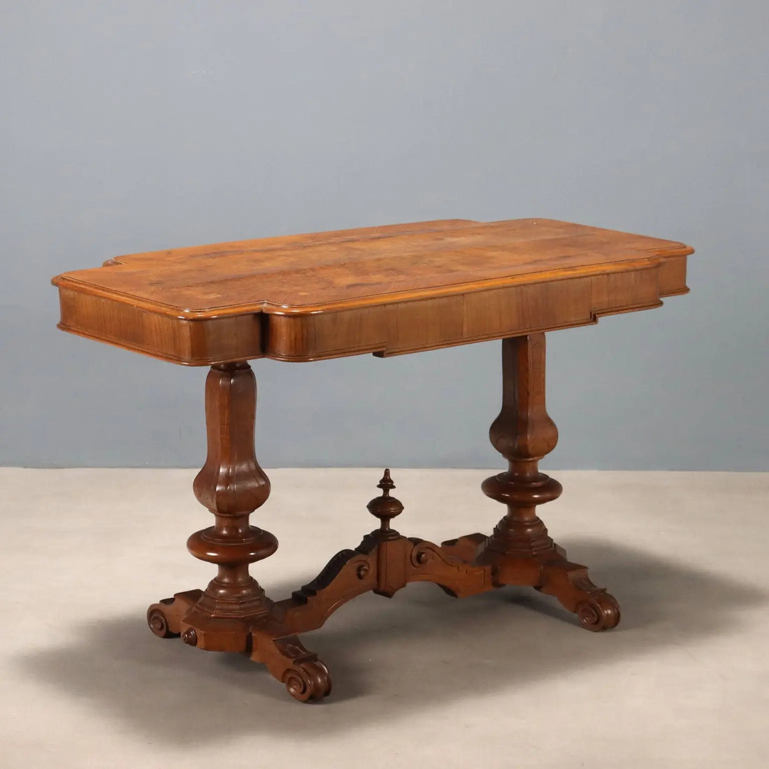 Small Antique Table Umbertino Walnut Italy XIX Century - Italy, Late XIX Century | Antiques | Side & Coffee Tables