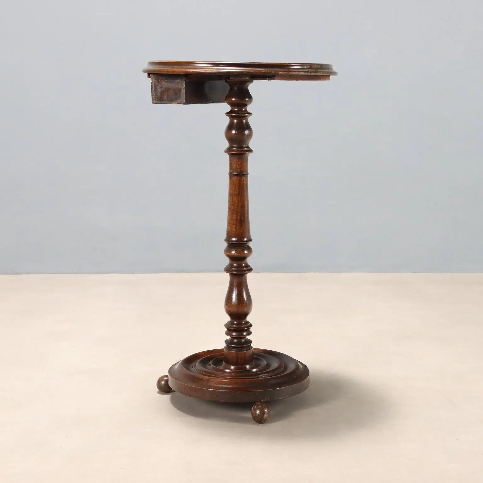 Antique Small Table Walnut Painted Beech Italy XX Century - Italy, Early XX Century | Antiques | Side & Coffee Tables