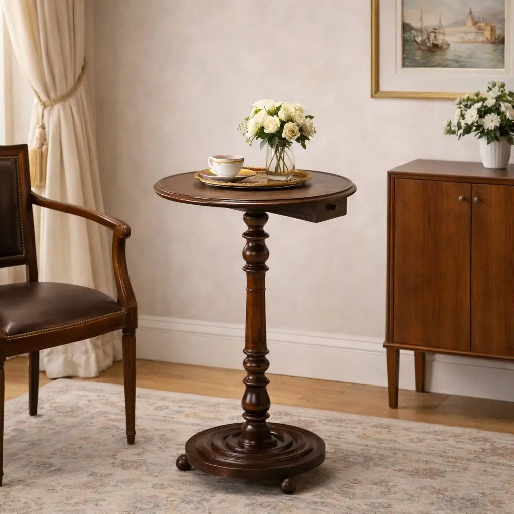 Antique Small Table Walnut Painted Beech Italy XX Century - Italy, Early XX Century | Antiques | Side & Coffee Tables