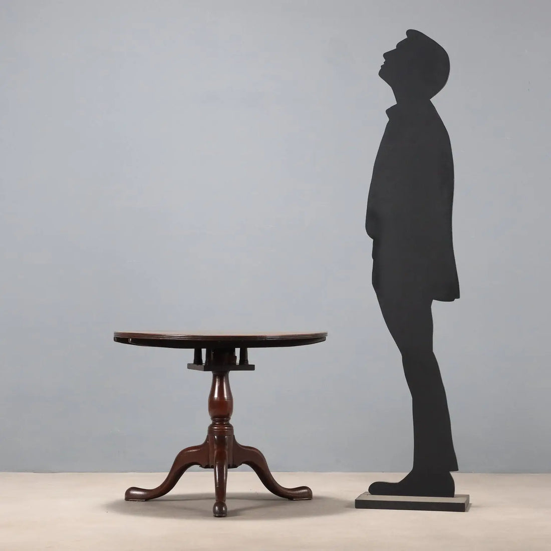 English Walnut Side Table - 19th Century