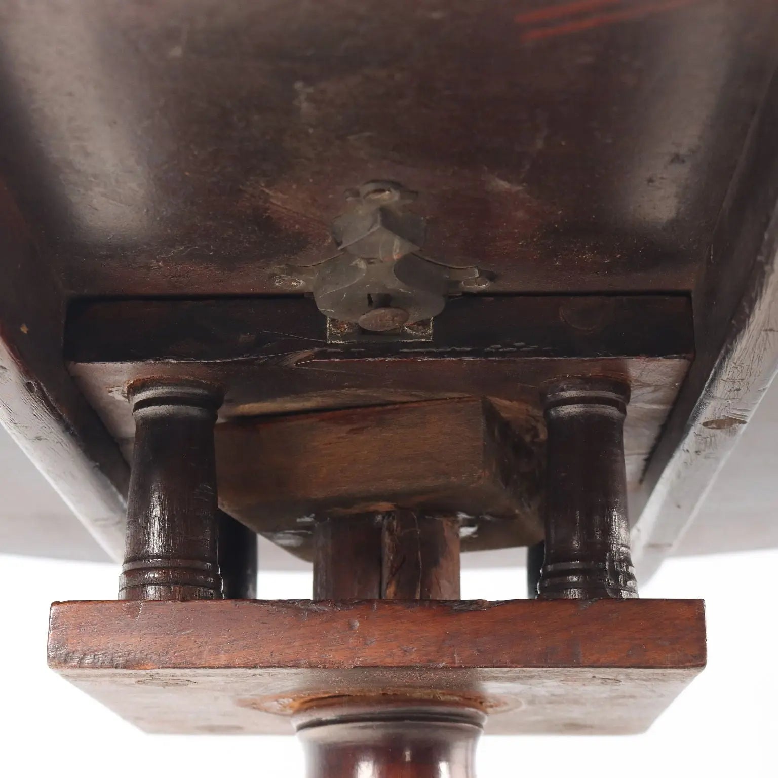 English Walnut Side Table - 19th Century