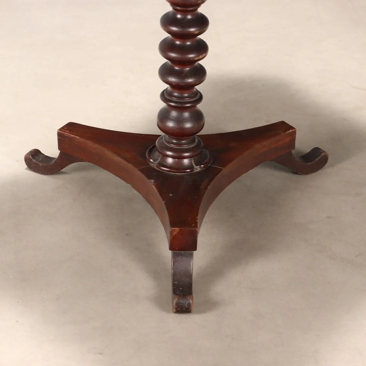 English Walnut Burl Table, 19th Century