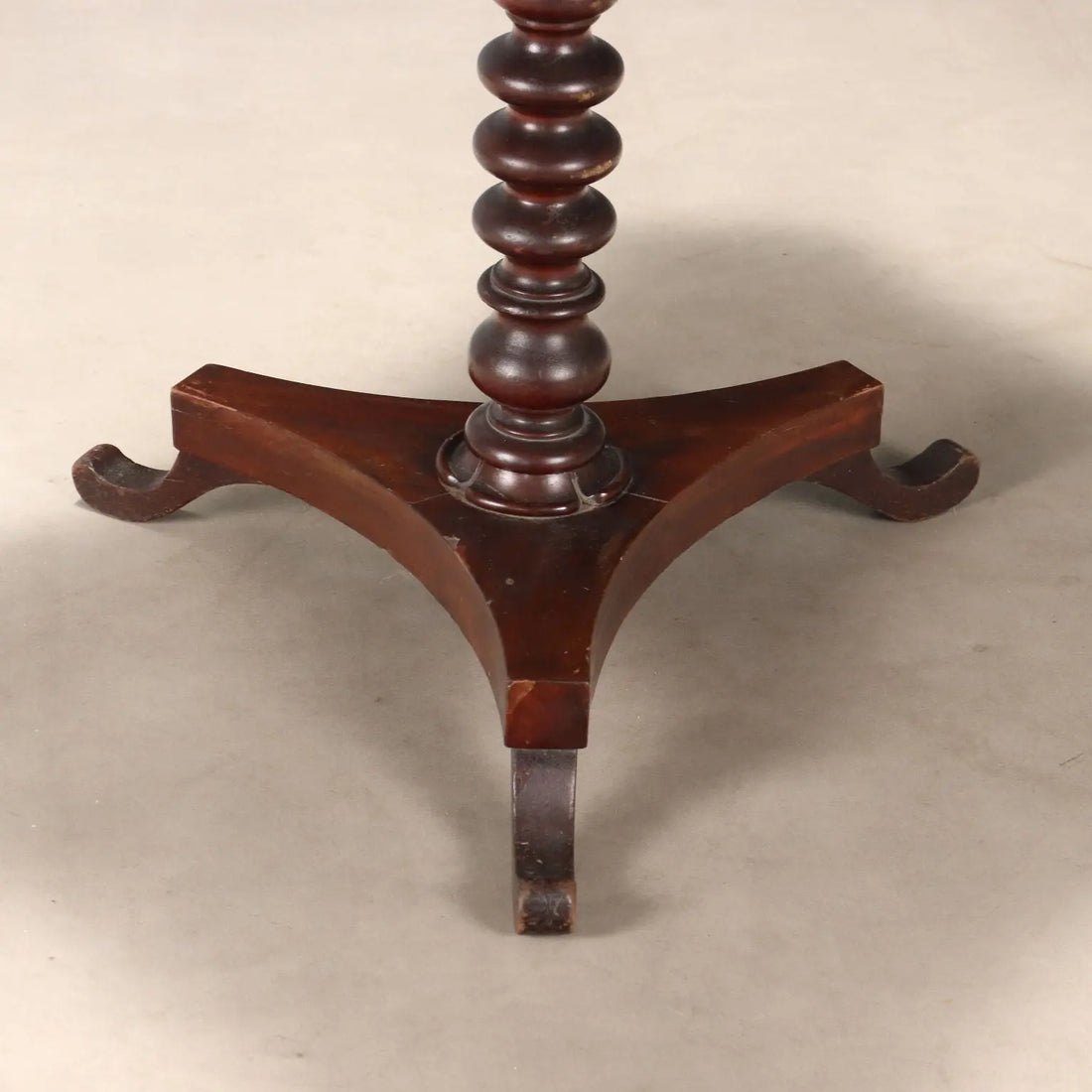 English Walnut Burl Table, 19th Century