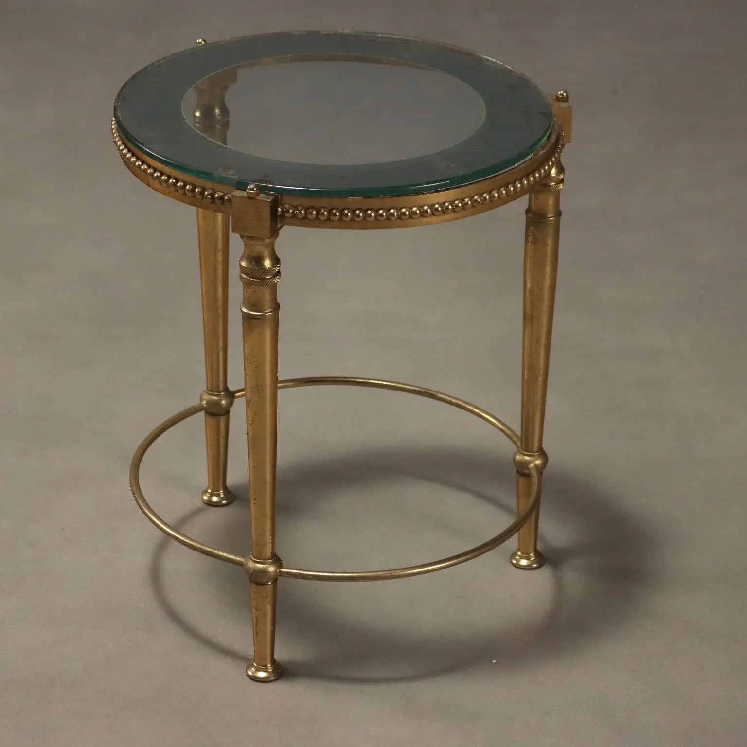 Small Antique Tables Metal Glass Italy XX Century - Italy, XX Century | Antiques | Side & Coffee Tables